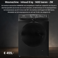 wasmachien 8kg zw